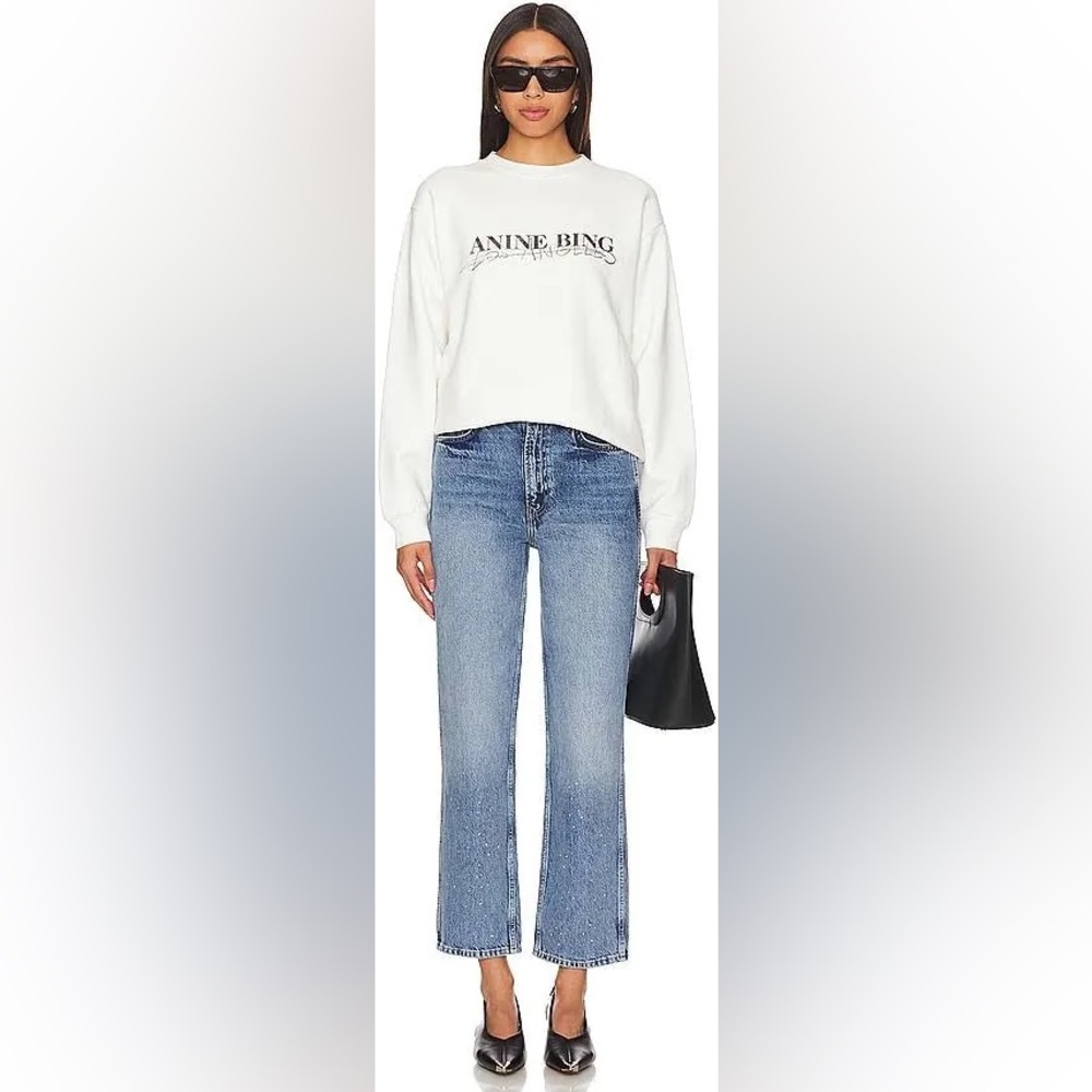 Anine Bing Vin Straight Leg Jean 26
